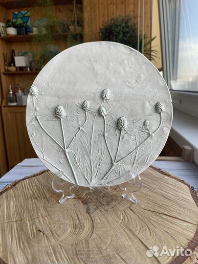 Ботанический барельеф/Гипсовое панно