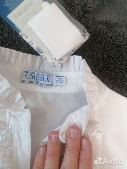 Блузка школьная для девочки 146 р