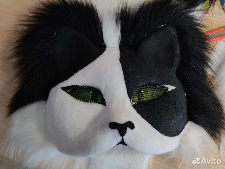 Маска кошки для квадробики (чит.опис)