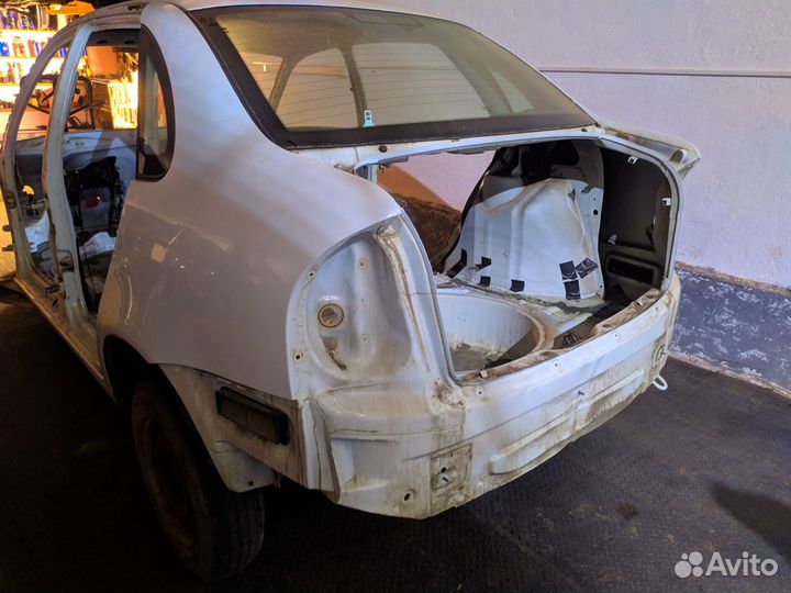 Кузов калина седан белое облако