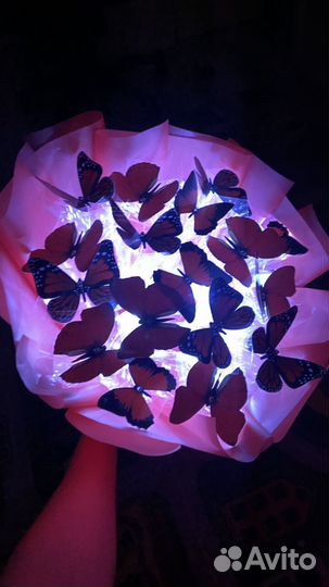 Букет из бабочек 17шт