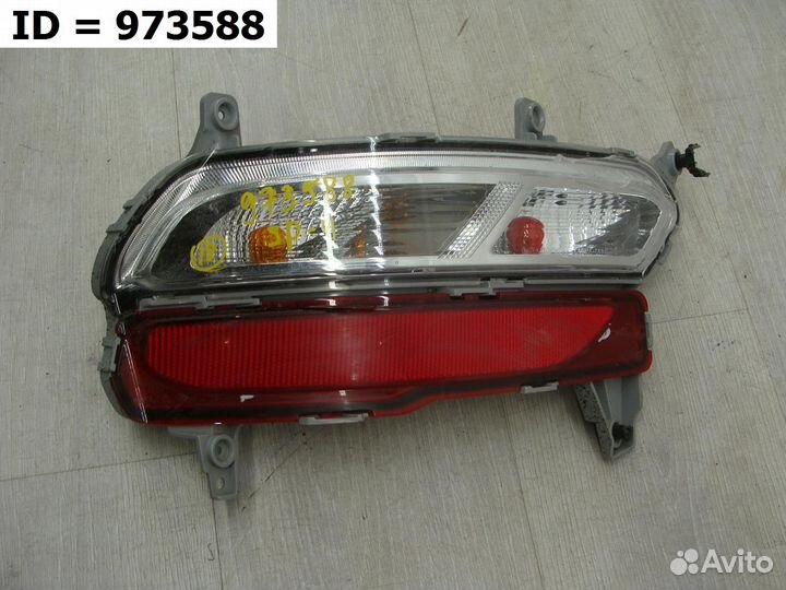 Фонарь заднего бампера левый Kia Sportage
