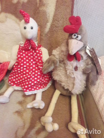 Мягкие игрушки курочки