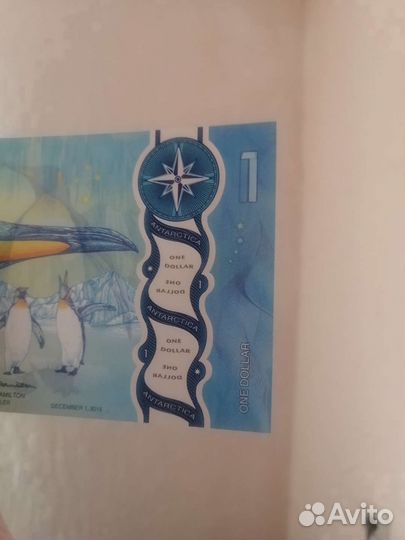 Антарктические территории 1 доллар 2015 год