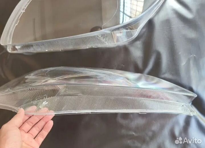 Стекло фары skoda fabia