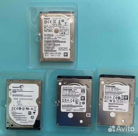 Жёсткий диск HDD 2.5 на 1Tb, 750GB, 500Gb
