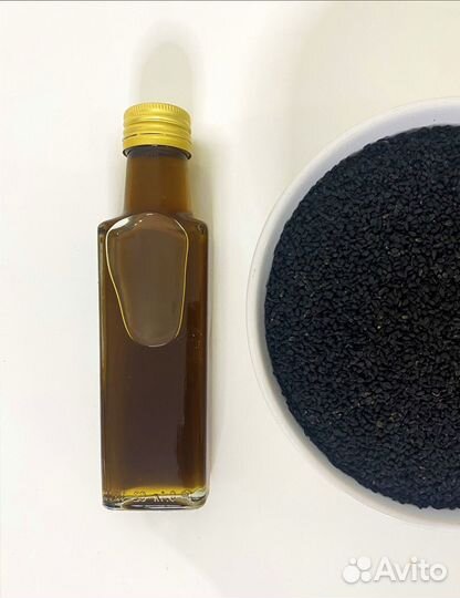 Настоящее масло черного тмина сыродавленное