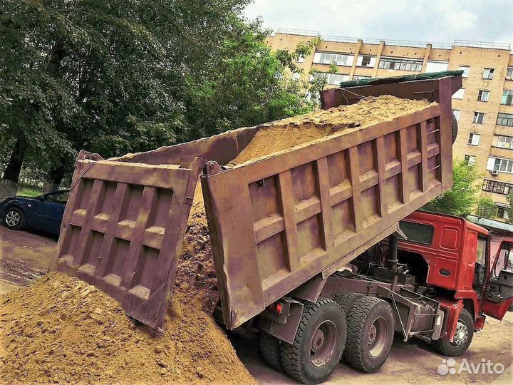 Песок \ Отсев гранитный намывной оптом от трех куб