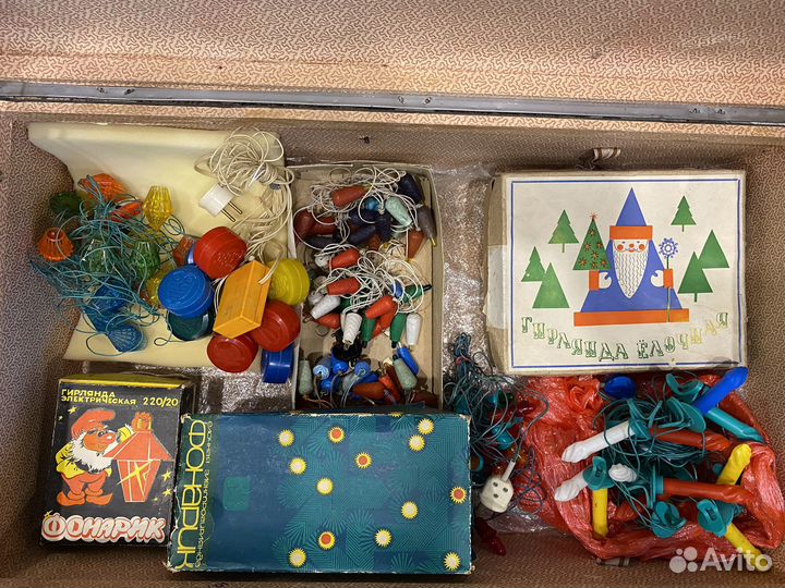 Елочные гирльянды СССР