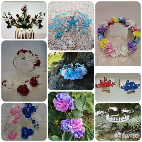 Заколки, ободки, гребни для волос