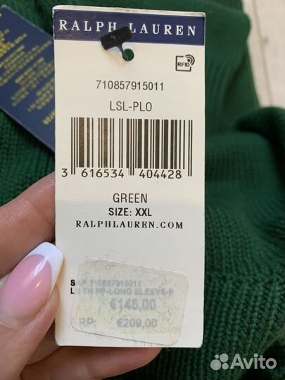 Новый мужской свитер Polo Ralph Lauren