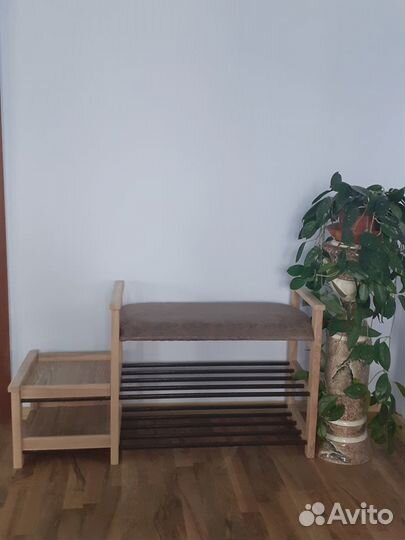 Полка из ясеня для обуви