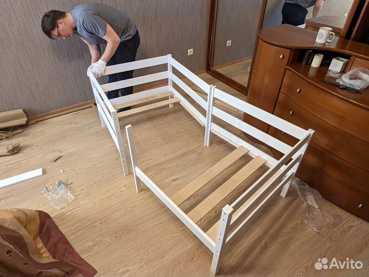 Сборка детской кровати от фирмы 