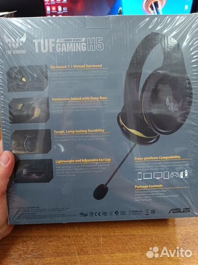 Наушники игровые Asus TUF Gaming H5