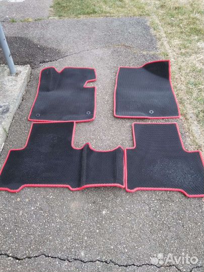 3D коврики EVA на Санта Фе