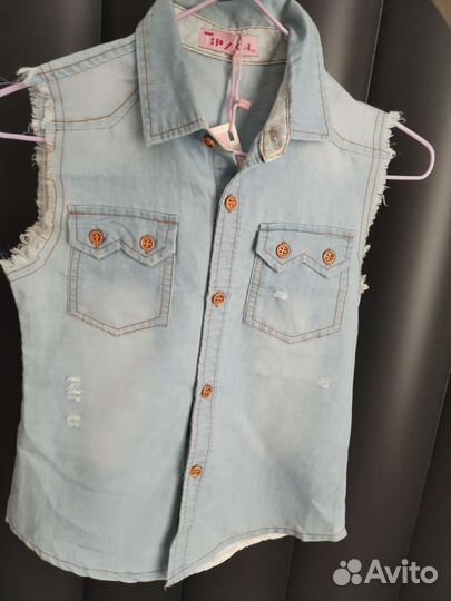 Рубашка без рукавов