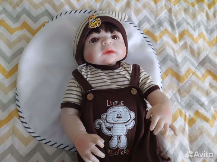 Кукла реборн силиконовая.Мальчик