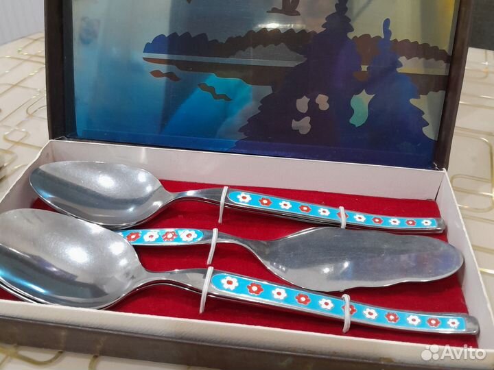 Мельхиоровые ложки столовые СССР