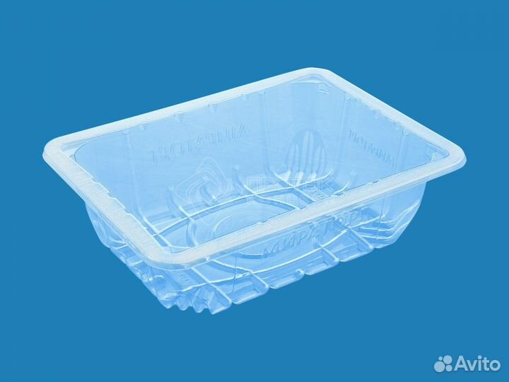 Упаковка лоток под запай пр-Л-190х144 пэт Клей