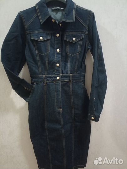 Платье джинсовое 42