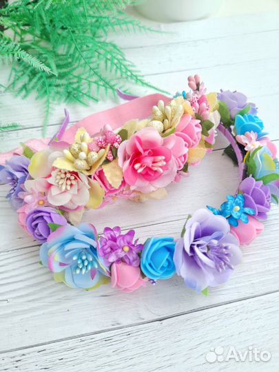Ободок из цветов