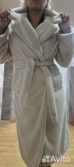 Шуба из эко меха