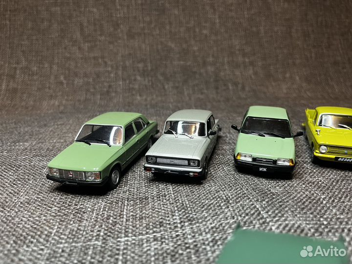 Модели автомобилей Москвич Азлк Иж 1:43