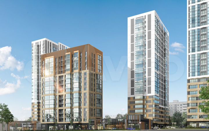 3-к. квартира, 80,4 м², 2/15 эт.