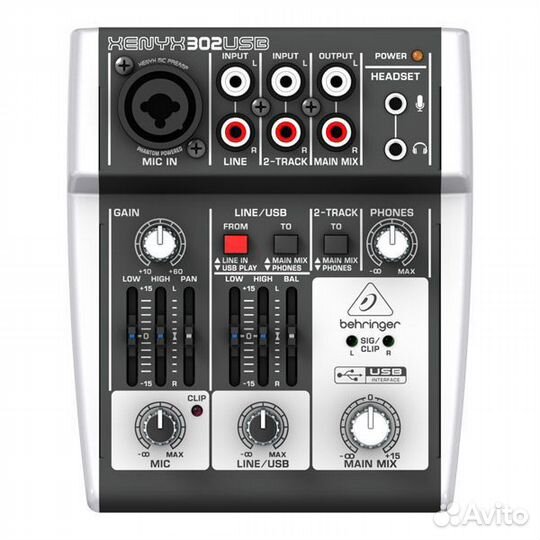 Микшерный пульт Behringer 302USB