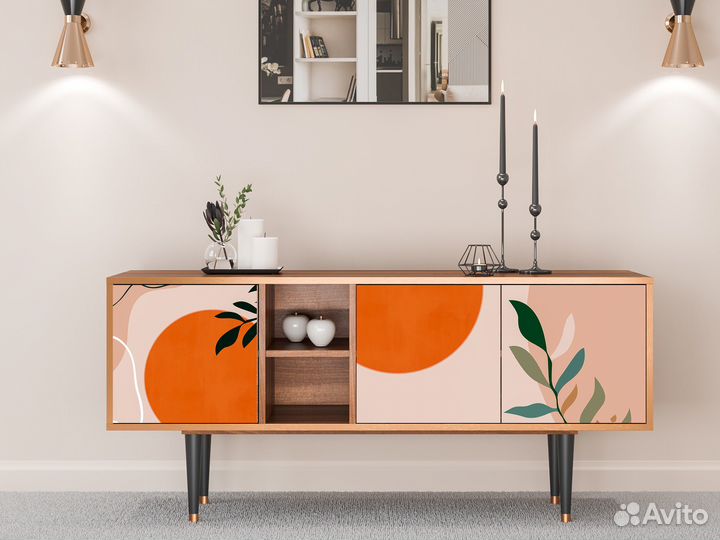 Тв-тумба T5 - Орех - Artwork