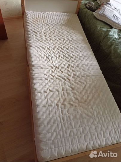 Детская кровать IKEA с матрасом Sultan lade