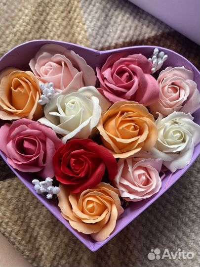 Букет цветов из мыла