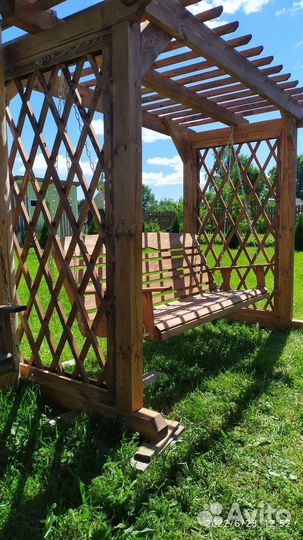Качели садовые пергола