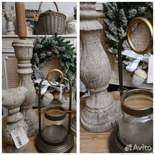 Подсвечник Clayre&Eef(Нидерланды) статуэтка птичка