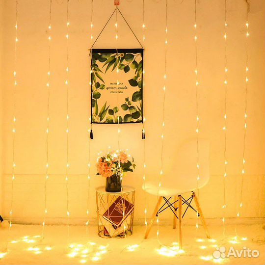 Гирлянда штора