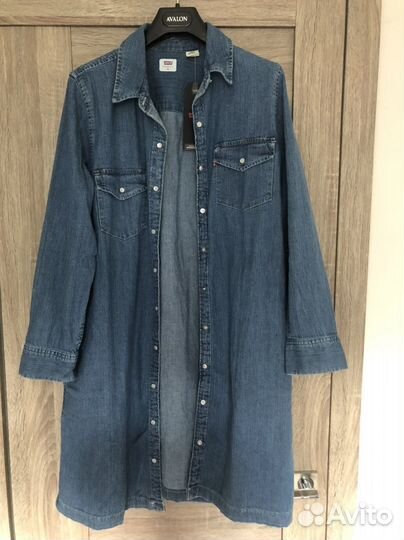 Джинсовое платье-рубашка Levis