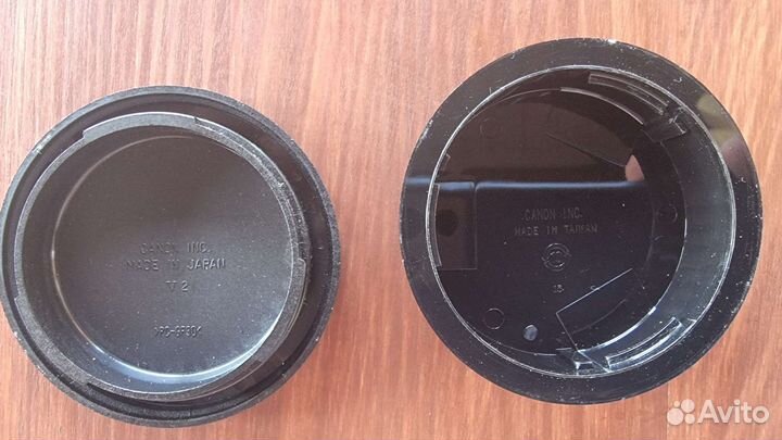 Крышка для тушки и объектива canon