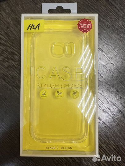 Защитное стекло и чехол на Samsung Galaxy S7