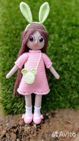 Вязаная кукла, утка Лалафанфан