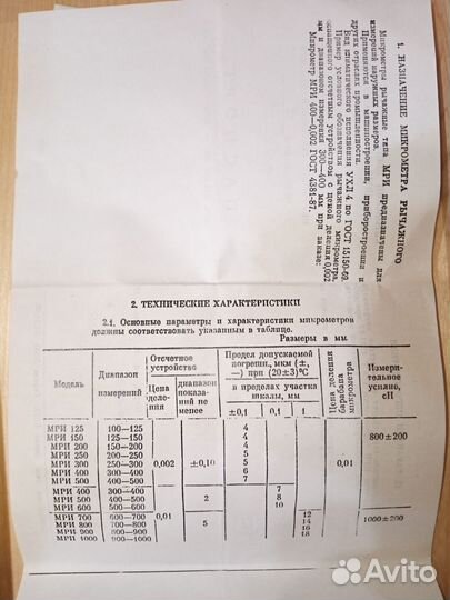 Микрометр рычажный мри-125