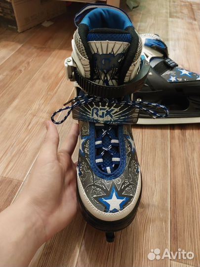 Коньки раздвижные 35-38