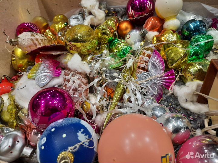 Елочные игрушки украшения СССР