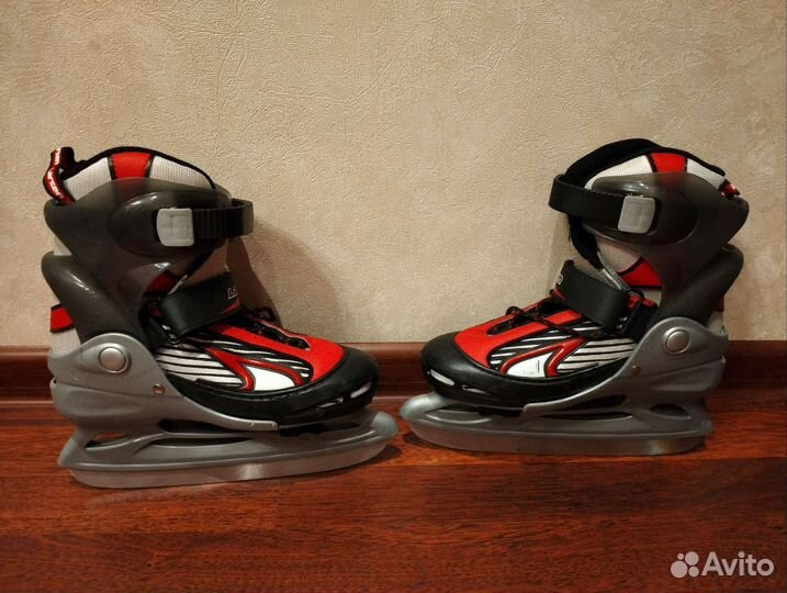 Коньки раздвижные Larsen р.34-37