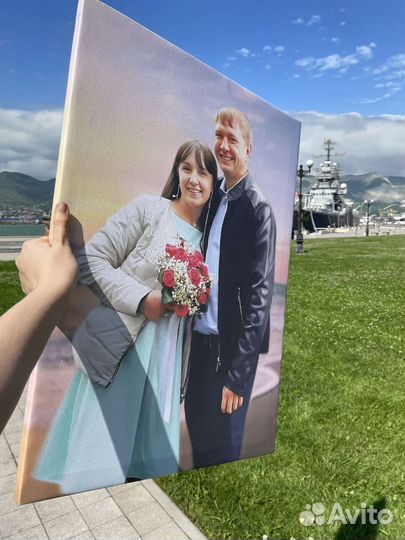 Фото на холсте, Картина на холсте, портрет по фото