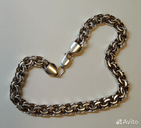 Браслет серебро мужской