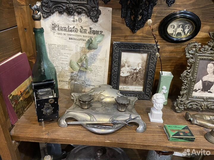 Антикварный письменный прибор, модерн