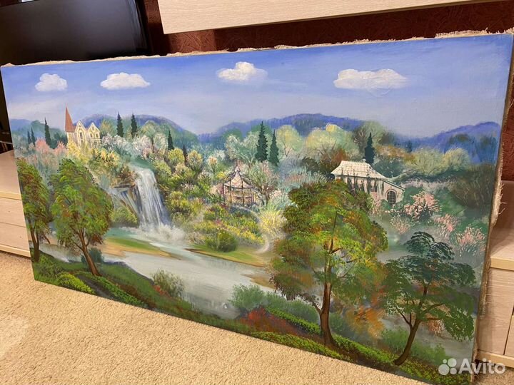 Картина маслом на холсте пейзаж