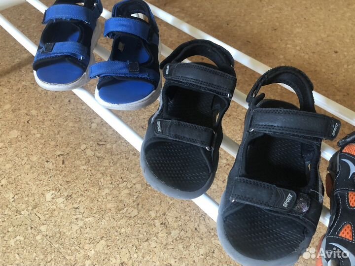 Сандалии детские пакетом 4 пары в садик
