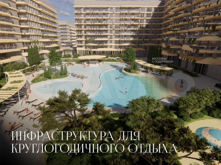 2-к. апартаменты, 56,7 м², 8/9 эт.