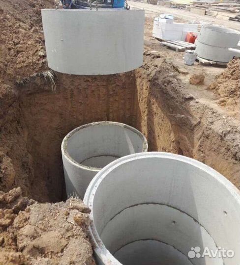 Септик из бетонных колец, Под ключ